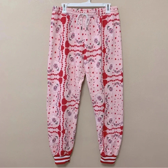 Rodarte Heart-and-Floral-Print Sweatpants - Picture 1 of 9